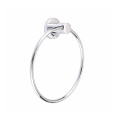 Black matte design stainless steel towel ring hanger matte black